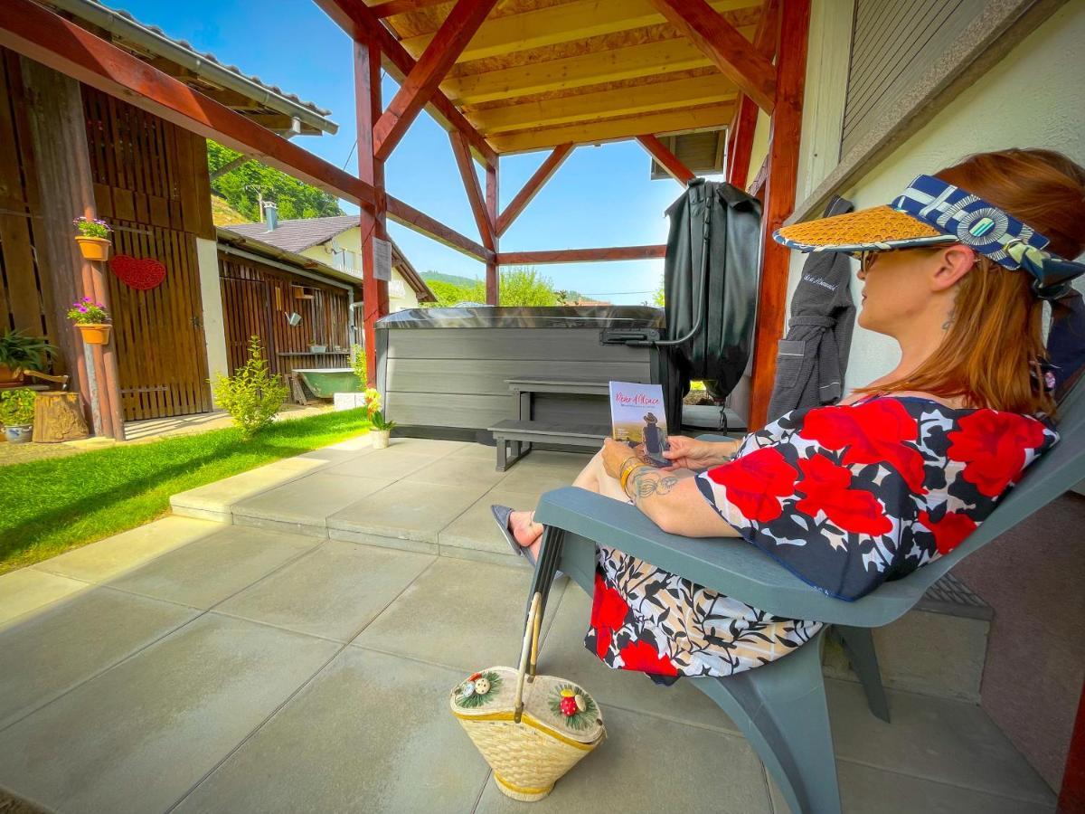 Gîte du Silberwald charmant gîte avec spa - jacuzzi , accès privatif Stosswihr Exterior foto