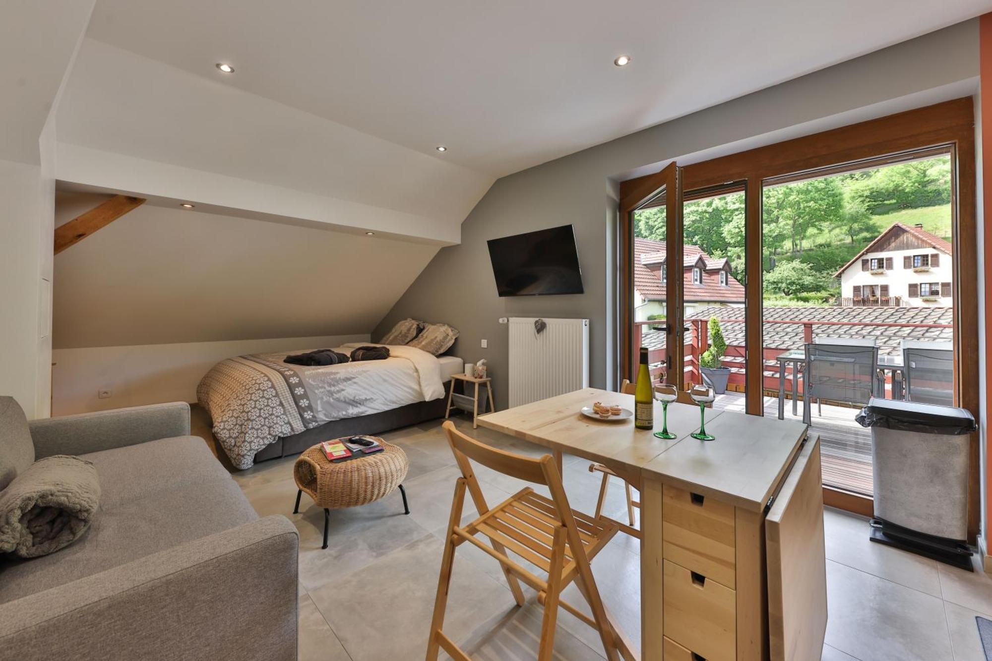 Gîte du Silberwald charmant gîte avec spa - jacuzzi , accès privatif Stosswihr Cameră foto